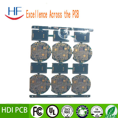 8 στρώμα HDI PCB κατασκευή πλακέτα κυκλώματος πράσινο για ενισχυτή