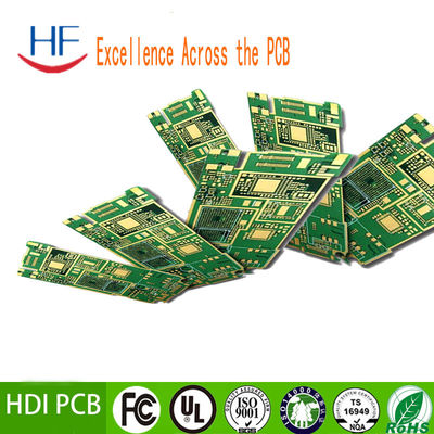 ROHS HDI PCB κατασκευή κύριας κυκλωτικής πλακέτας 1.6MM