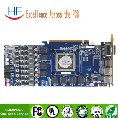 Blue Oil RU 94v0 Υπηρεσία συναρμολόγησης PCB Κατασκευή υψηλή CTI