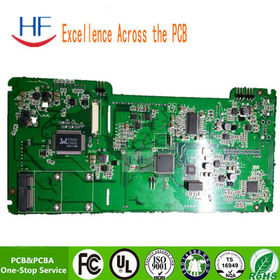 1.2MM LED PCB Assembly Board Σκληρό διπλό πλευρικό γύρισμα χρυσού FR4
