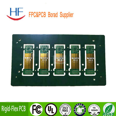 Σκληρό-ελαστικό πολυαιμίδιο HDI PCB Κατασκευή υψηλής θερμοκρασίας βύθισης χρυσού