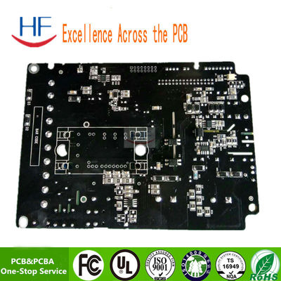 Πίνακας PCB εκτυπωμένου κυκλώματος black oil board PCB Board Assembly FR-4 PCB