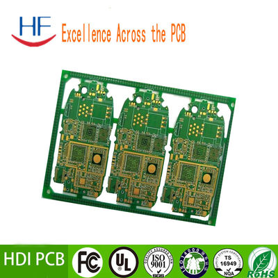Υψηλής ταχύτητας HDI HF Ηλεκτρονική πλακέτα PCB Σχεδιασμός Quick Turn 2oz ENIG επιφάνεια