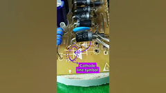 Πώς να εγκαταστήσετε σωστά μια δίοδο, δώστε προσοχή στα σύμβολα του άνωτα και του καθοδίου. #tutorial #tips